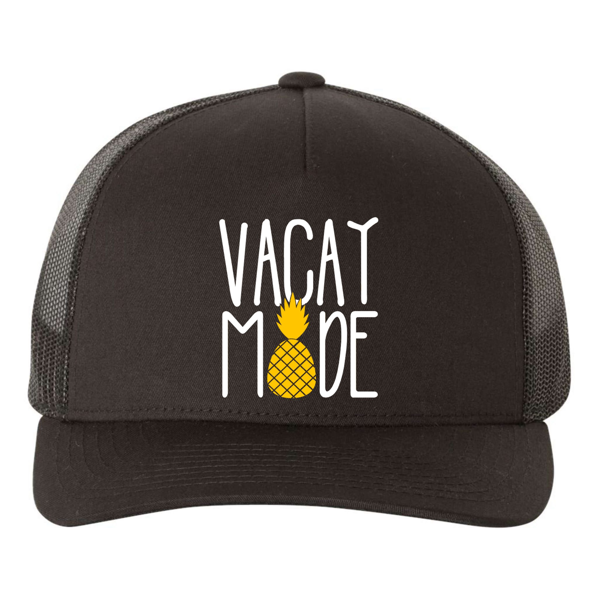 Vacay Mode Cute Pineapple Yupoong Adult 5-Panel Trucker Hat