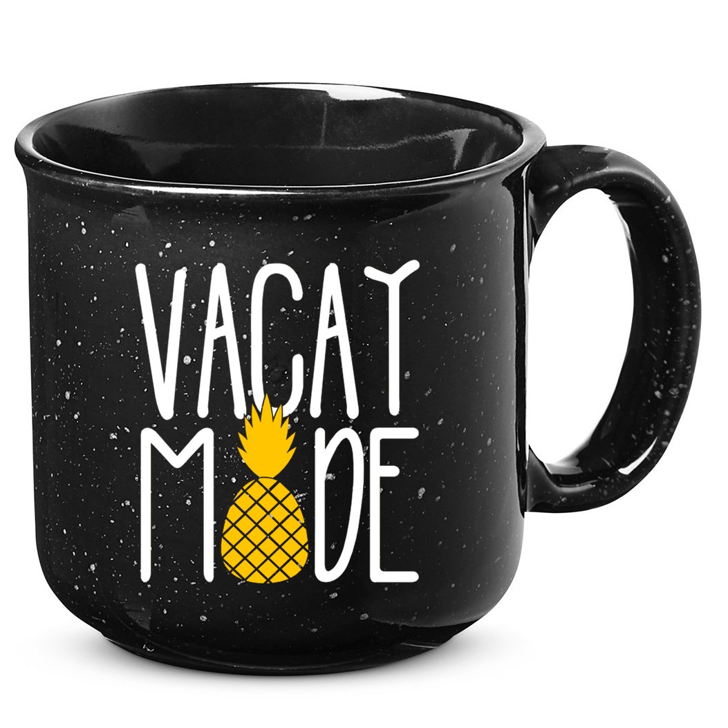 Vacay Mode Cute Pineapple 15oz Campfire Ceramic Mug
