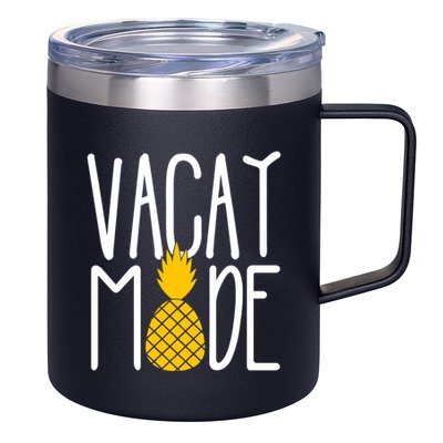 Vacay Mode Cute Pineapple 12oz Stainless Steel Coffee Mug