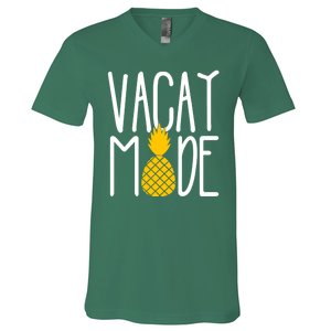 Vacay Mode Cute Pineapple V-Neck T-Shirt