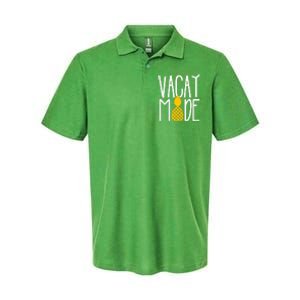 Vacay Mode Cute Pineapple Softstyle Adult Sport Polo