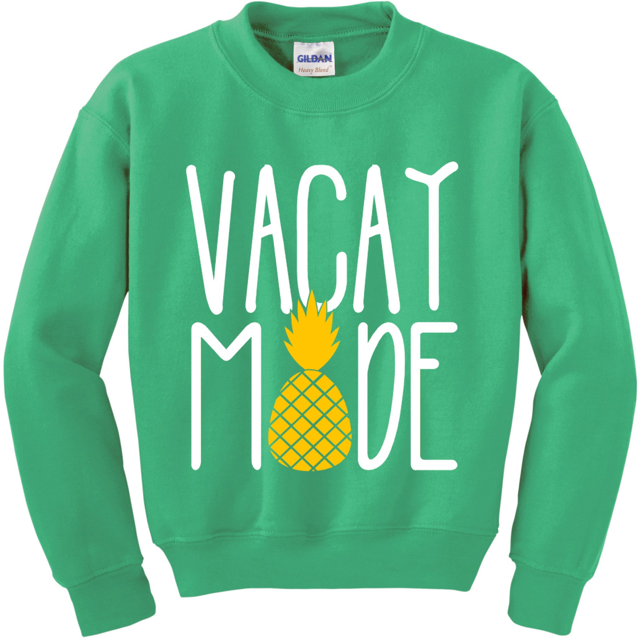 Vacay Mode Cute Pineapple Kids Sweatshirt