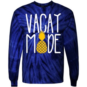 Vacay Mode Cute Pineapple Tie-Dye Long Sleeve Shirt