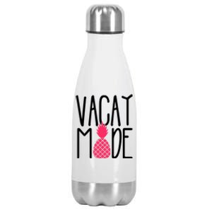 Vacay Mode Cute Pineapple Stainless Steel Insulated Water Bottle