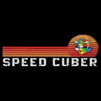 Vintage Math Cuber Heartbeat Speed Cubing Puzzle Lover Cube 16 in Basic Backpack