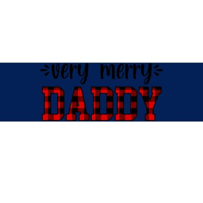 Very Merry Daddy Christmas Holiday Dad Family Time Winter Bumper Sticker