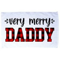 Very Merry Daddy Christmas Holiday Dad Family Time Winter Microfiber Hand Towel