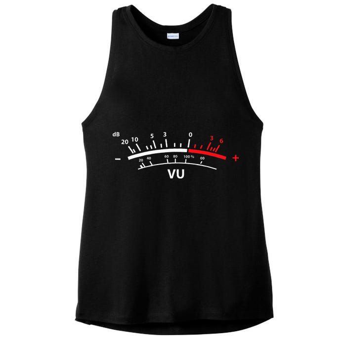 VU Meter DB DJ Ladies PosiCharge Tri-Blend Wicking Tank