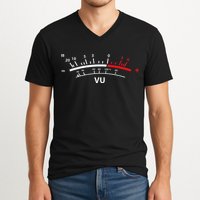 VU Meter DB DJ V-Neck T-Shirt