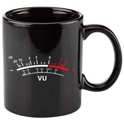 VU Meter DB DJ 11oz C Handle Ceramic Mug