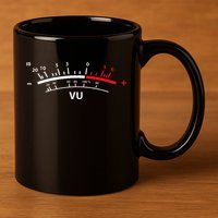 VU Meter DB DJ 11oz C Handle Ceramic Mug