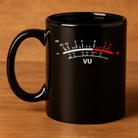 VU Meter DB DJ 11oz C Handle Ceramic Mug