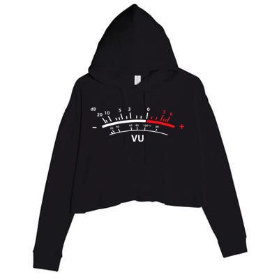 VU Meter DB DJ Crop Fleece Hoodie