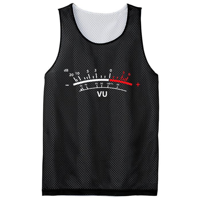 VU Meter DB DJ Mesh Reversible Basketball Jersey Tank