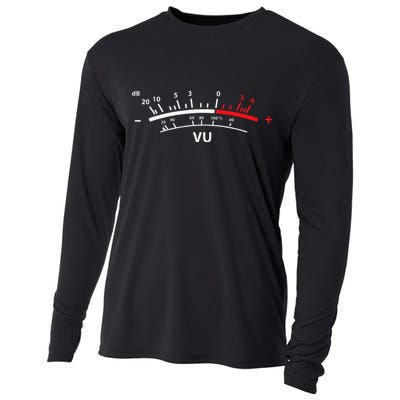 VU Meter DB DJ Cooling Performance Long Sleeve Crew