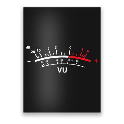 VU Meter DB DJ Poster