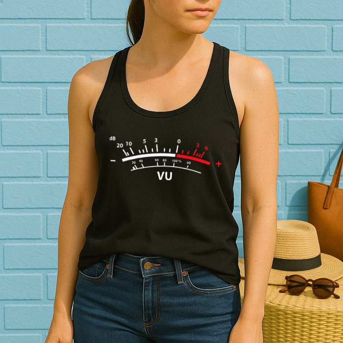 VU Meter DB DJ Womens Tank Top