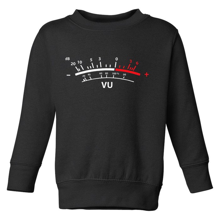 VU Meter DB DJ Toddler Sweatshirt