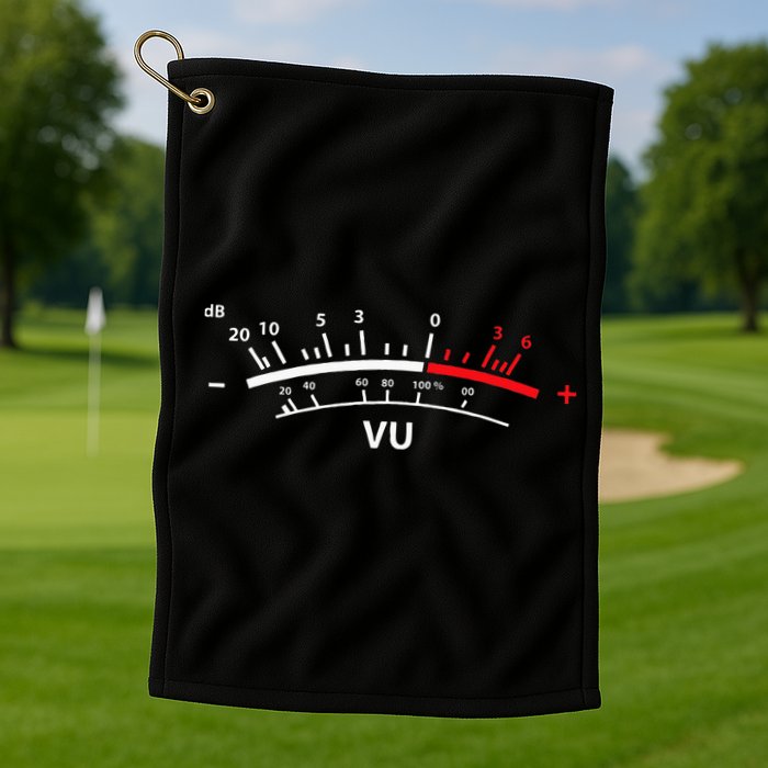 VU Meter DB DJ Golf Towel