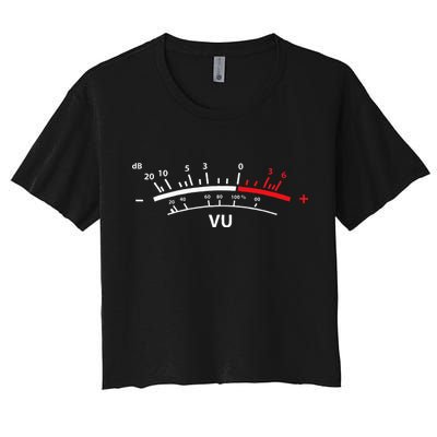 VU Meter DB DJ Crop Top