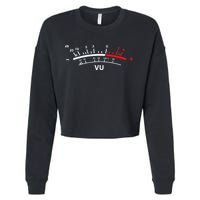 VU Meter DB DJ Cropped Pullover Crew