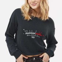 VU Meter DB DJ Cropped Pullover Crew