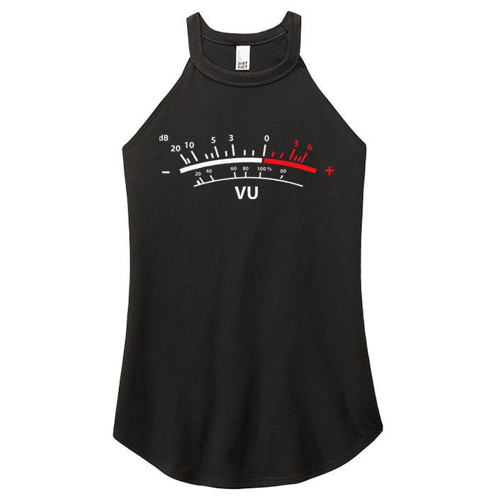 VU Meter DB DJ Women's Perfect Tri Rocker Tank