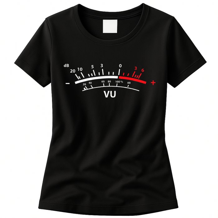 VU Meter DB DJ Womens T-Shirt