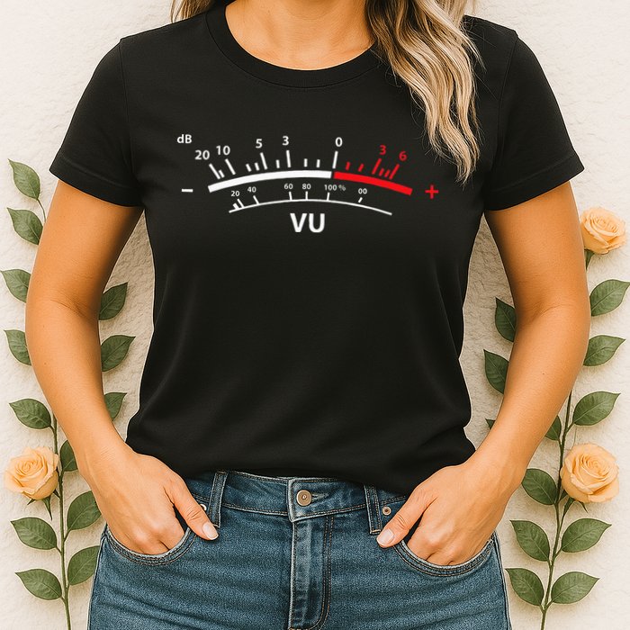 VU Meter DB DJ Womens T-Shirt
