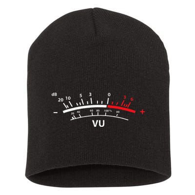 VU Meter DB DJ Short Acrylic Beanie