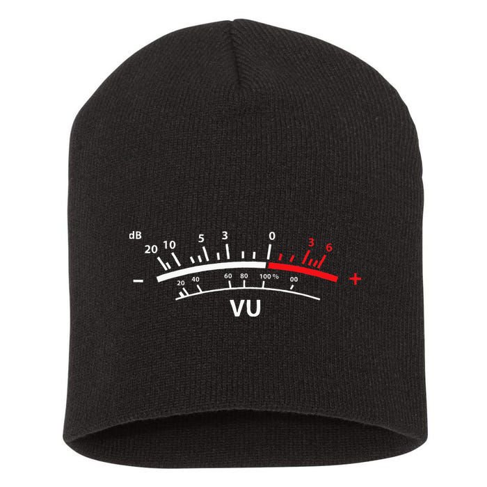 VU Meter DB DJ Short Acrylic Beanie