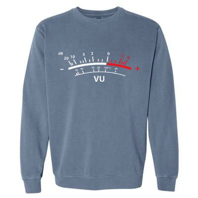 VU Meter DB DJ Garment-Dyed Sweatshirt