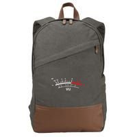 VU Meter DB DJ Cotton Canvas Backpack