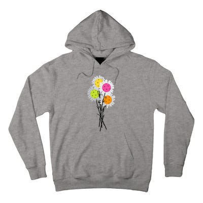 Valentine's Mother's Day Pickleball Flower Bouquet Pretty Tall Hoodie