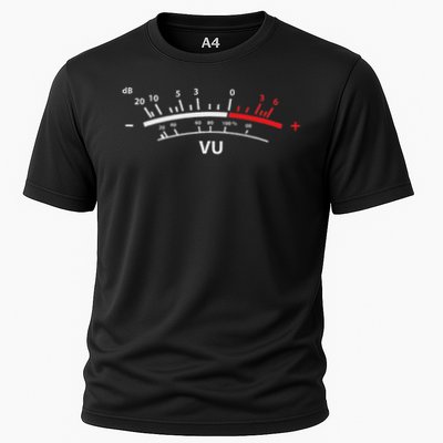 Vu Meter Db Dj Cooling Performance Crew T-Shirt