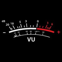 Vu Meter Db Dj Flat Bill Trucker Hat