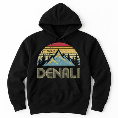 Vintage Mt. Denali National Park Alaska Mountain Hoodie