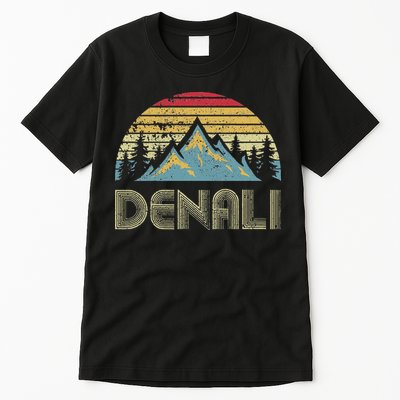 Vintage Mt. Denali National Park Alaska Mountain Tall T-Shirt