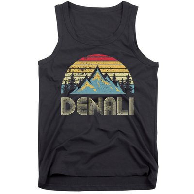 Vintage Mt. Denali National Park Alaska Mountain Tank Top