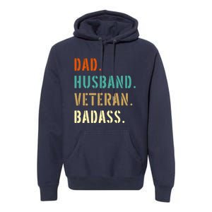 Veteran Military Dad Gifts From Daughter Son Wife Premium Hoodie