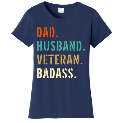 Veteran Military Dad Gifts From Daughter Son Wife Women's T-Shirt