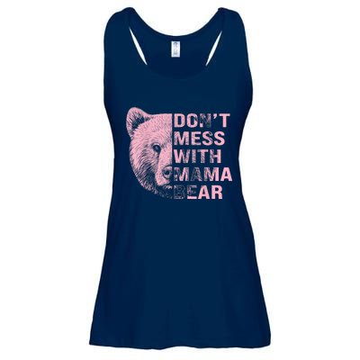 Vintage Mothers Day Don't Mess With Mama Bear Gifts Ladies Essential Flowy Tank