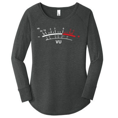 VU Meter dB DJ Women's Perfect Tri Tunic Long Sleeve Shirt