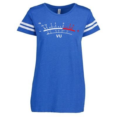 VU Meter dB DJ Enza Ladies Jersey Football T-Shirt