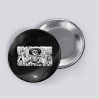 Vintage Mexico Day Of The Dead Dia De Los Muertos Button