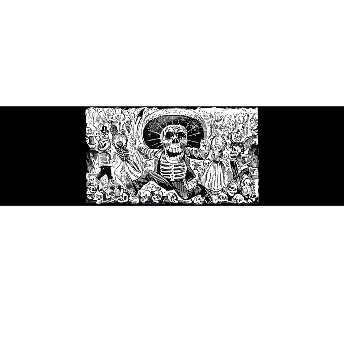 Vintage Mexico Day Of The Dead Dia De Los Muertos Bumper Sticker