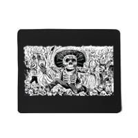 Vintage Mexico Day Of The Dead Dia De Los Muertos Mousepad