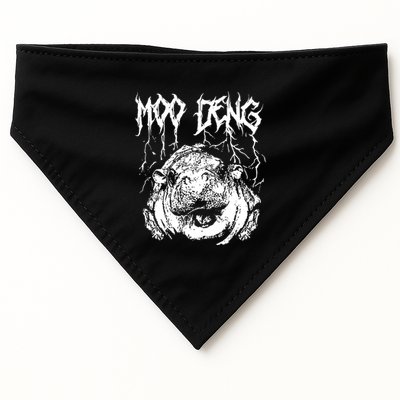 Vintage Moo Deng Meme Viral Internet Animal USA-Made Doggie Bandana