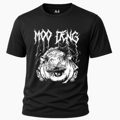 Vintage Moo Deng Meme Viral Internet Animal Performance Shirt