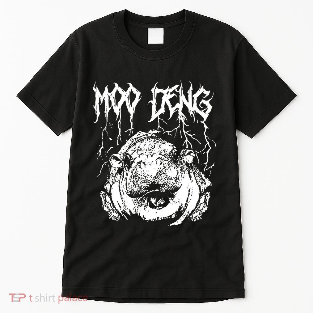 Vintage Moo Deng Meme Viral Internet Animal Tall T-Shirt